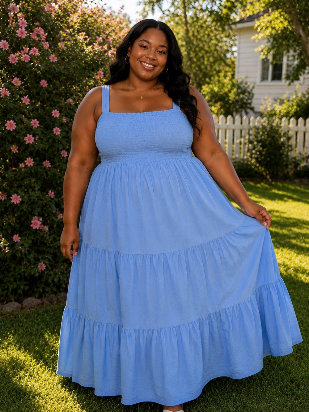 Marshalls Light Blue Maxi Dress